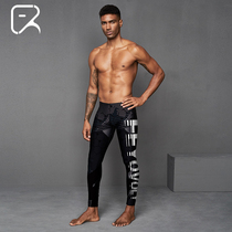 Flying fish future swimming trunks mens long nine-point pants swimsuit Tide brand fashion large size quick-drying sunscreen snorkeling swimming equipment