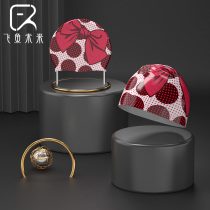  Flying fish future swimming cap female waterproof and comfortable headless fashion silicone cute printing ear protection hot spring swimming cap