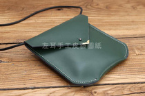 Single shoulder bag small satchel handmade leather with leather art version type drawing version PDF electronic version drawings