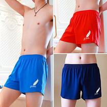 Loose mens flat corner underpants big code Aro pants pure cotton beating bottom pants Breathable Youth A Sexy Four Corner Pants damp