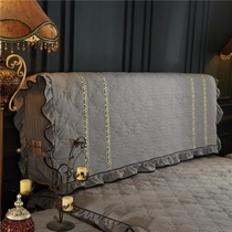 All-cotton European-style bedside cover head cover Princess style lace lace soft bag fabric leather bed dust cover simple modern