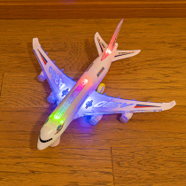 Airplane childrens toys electric universal model model aircraft boy assembly passenger aircraft Airbus baby birthday gift