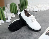 Childrens shoes black and white spring and autumn English style students flower children summer male and female performance shoes boys shoes