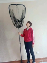 Lixing folding Big thing copy net hanging rubber Herring Sturgeon copy net 60cm net head fishing giant material copy net
