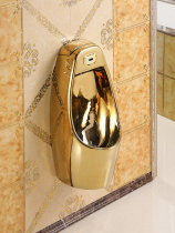 Induction golden urinal bar hanging wall urinal mens ceramic urinal wall Wall Hotel urine bucket