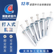 Inlet expansion nail cement wall quick core hammer hammer rise nail expansion insert gecko 6cm American nail 6