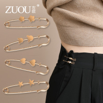 Waist-tip Needle Womens suit pants clampClosed clothesClothes button sweater skirt walking-away breast needle