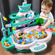 Fishing childrens toys puzzle 2 3 years old 1 baby 4 two years old and half early education magnetic girl intelligence Brain Boy