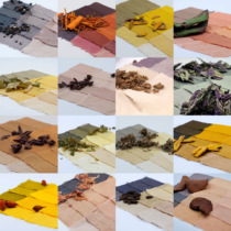 Inari 20 kinds of natural plant dye sets with a full set of grass and wood dyed DIY dyeing tutorial
