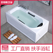 Bathtub acrylic bathtub home double skirt bathtub free-standing insulated bathtub acrylic surf whirlpool tub