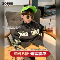 (Ex-gratia Flush) left West Boy shirt Spring loaded Children pure cotton Boy checkered shirt 2022 new childrens clothing