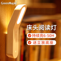 Small lamp charging eye protection student bedroom bedside lamp dormitory lamp portable cool lamp learning bed reading lamp