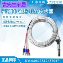 WZPM-201 end face resistance PT100 platinum thermal resistance sensor waterproof corrosion resistance high temperature probe