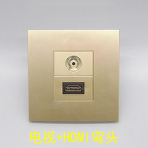 Champagne Gold 86 HDMI Elbow Digital HD Projector Cable TV Gold 2 0 HD TV TV TV