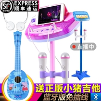 Childrens singing toy music microphone microphone charging ktv karaoke singing machine Baby PA microphone