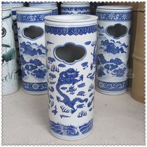Value-added recommendation Jingdezhen ceramics Antique blue and white porcelain trash can Public health service facilities ashtray dish