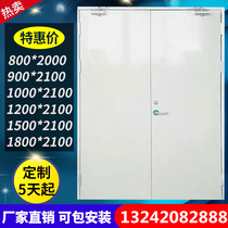 Fire door factory direct steel wood grade B grade C custom fire door stainless steel engineering