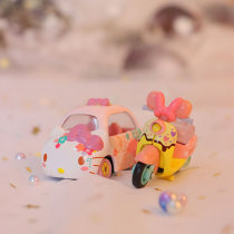kitty small car swing piece cute mini on-board interior decoration model idea less girl god miins net red