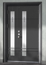 YADILO Canada series JLZM-B-1602 carved aluminum plate heavy armored door