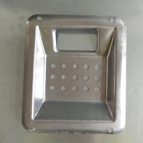 Trash can accessories bottom cover stainless steel outdoor trash can ashtray and leather box inner container handle triangle lock accessories