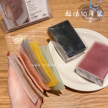 Net red bangs stickers post incognito velcro headdress female summer hair sticky broken hair stickers Head stickers sticky hair artifact hair accessories