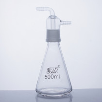 Sand core filter device with suction filter bottle effusion bottle vacuum bottle thick wall buffer bottle