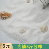 500g fish tank bottom sand quartz sand landscaping sand decoration sand smoke sand quartz sand dry landscape pure white fine sand