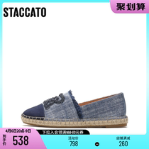 Thagatus new fisherman shoes little fragrant wind one foot pedal shoes women casual flat bottom shoes S9UA76AA1