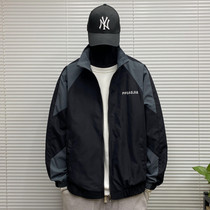 Oversize stand-up collar thin jacket mens spring wear Plus Size Junior Student Casual Storm Jacket Jacket