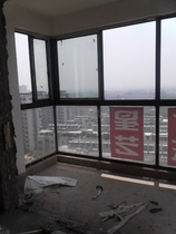 Changzhou Shunxin doors and windows 757 aluminum alloy double layer ordinary glass partition seal balcony 13584558317