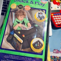 Cat) Car multifunctional portable dining table childrens toy Tray storage painting safety seat waterproof and cotton