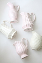 Fat Rabbit Meijia exports to the United States delicate porcelain powder Dudu cream ceramic small milk pot milk jar