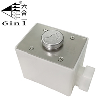 Six-in-one PPR concealed hydraulic pedal squat toilet flush valve Hospital school prison mobile public toilet flush valve