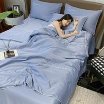 Summer ice silk summer cool quilted by four sets of air conditioning by heather summer quilt by machine washable single double summer naked and thin quilt