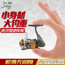 Wolf King Makou Micro-Matter Spinning Wheel Ice Fishing Wheel Fish Wheels All-metal Winter Fishing Wheels Isopole Lujah Fishing Wheels