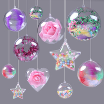 Ceiling decoration transparent ball plastic ball hollow ball shop window hanging ball National Day shopping mall decoration decoration decoration