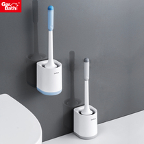 Jiabao nailess wall-mounted toilet toilet brush holder set toilet brush with brush head brush Rod