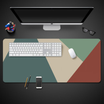 Oversized simple creative mouse pad game thick lock edge waterproof table pad office custom computer keyboard cartoon