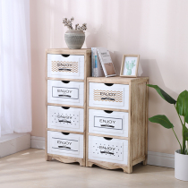 Solid Wood hairdressing cabinet hairdressing tool cabinet hair salon special mirror desk cabinet hair stylist locker wooden drawer