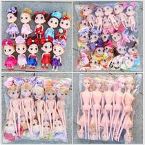 Birthday cake decoration ornaments Korean creative baking plug-in body Doll Doll Doll naked baby Princess female