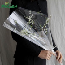 4 7 silk full transparent cellophane flower packaging cellophane flower packaging material flower shop supplies