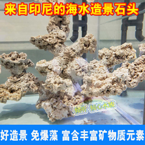 Indonesia Java Island dry rock sea tank Explosion-free algae landscape stone instead of living stone natural culture stone Coral sea tank