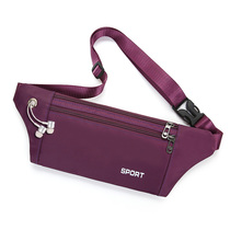 Men and women outdoor sports running bag multifunctional canvas running anti-theft mobile phone bag riding wallet invisible men