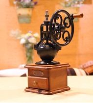 Big wheel hand grinder Coffee grinder Home retro shake wheel manual coffee grinder