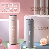 Valentines Day gift thermos cup for women large capacity cup Couples cup creative tea cup Stainless steel water cup for men