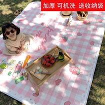 Strawberry Tongan Picnic Mat Outdoor Portable INS Waterproof Thickened Moisture Spring Swam Lawn Wild Cooking Beach Crawl Mat