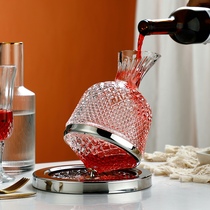 European-style creative tumbler rotating top red wine decanter home fast wine divider Hulk wine bottle