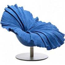 Designer Petal Chair Creative GRP Swivel Chair Personality Flower Chair Coffee Hall Parlor-Like Inter - - board Alien