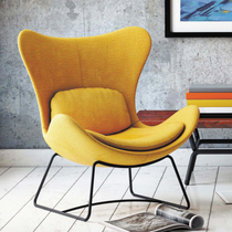Light Extravagant Classic Comfort Modern Nordic Creative Leisure Sloth In Talks Rest Triangle Smile Single Deck Chair Designer