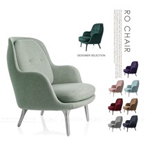 Light luxury lin Pong personality single sofa master designer glass fiber reinforced plastic Nordic leisure lazy cloth small hat chair